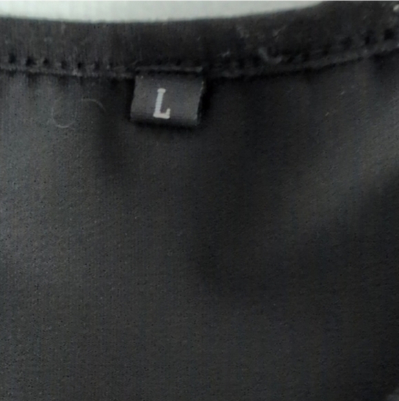 Spring Top Black Knit Camisole Spaghetti Strap Tank Top Large Cami - Picture 5 of 9